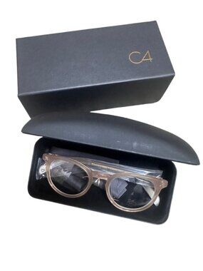 NEW C4 Lily - C4 X Susie Wall - Crystal Pink Grey Readers Glasses - +2.50